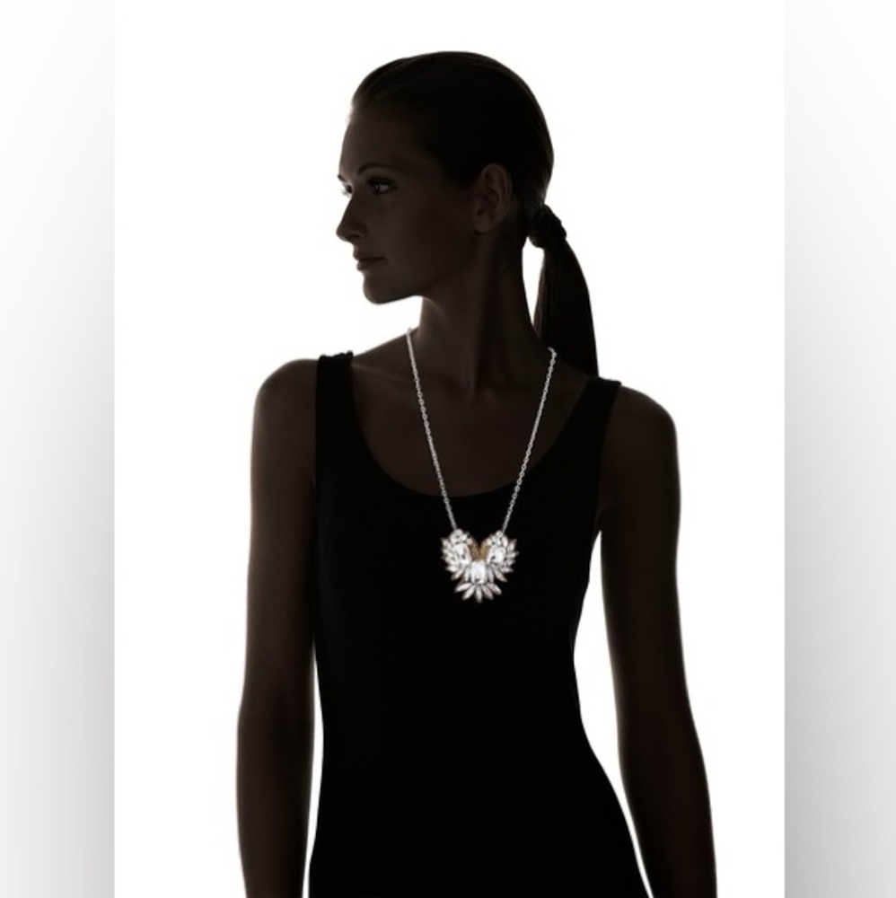 Suzanna Dai appliqué leather necklace handcrafted